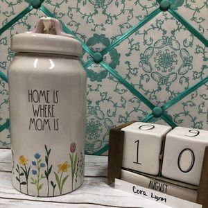 Rae Dunn Home is Where Mom is canister